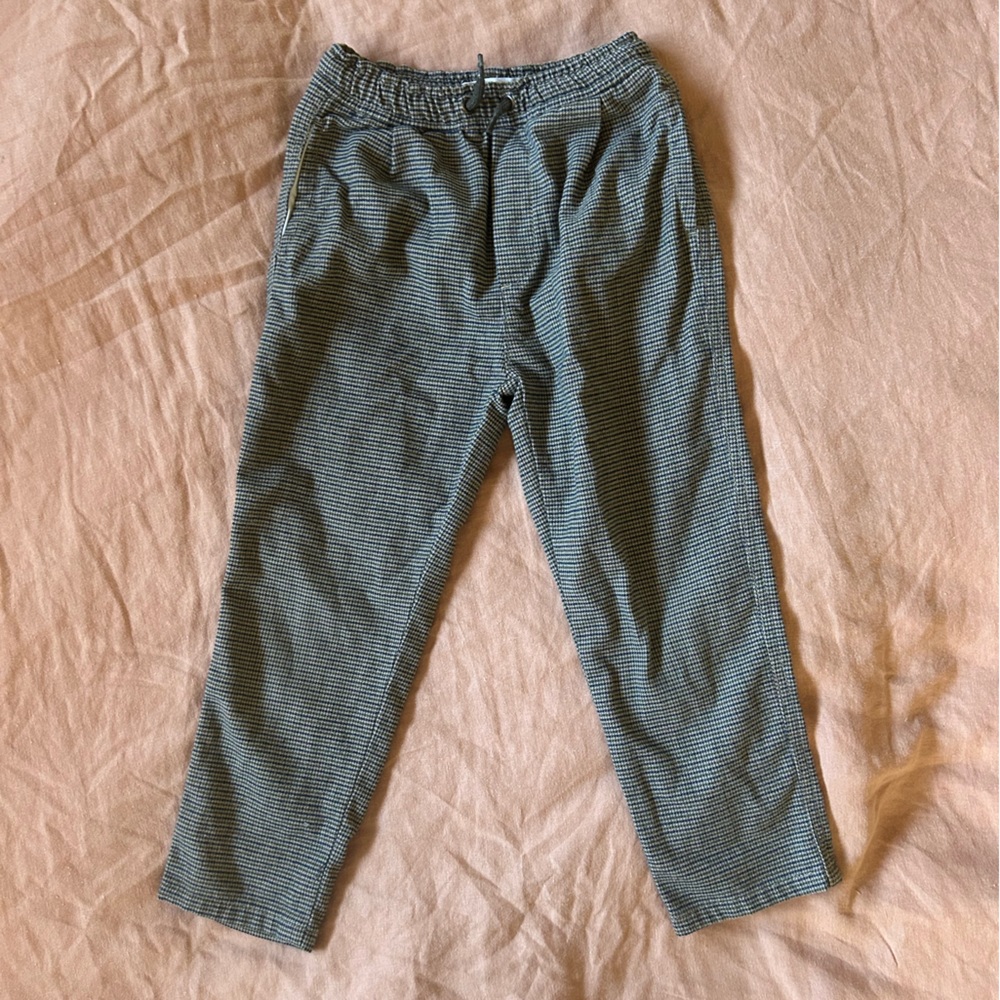 Zara boys plaid trousers